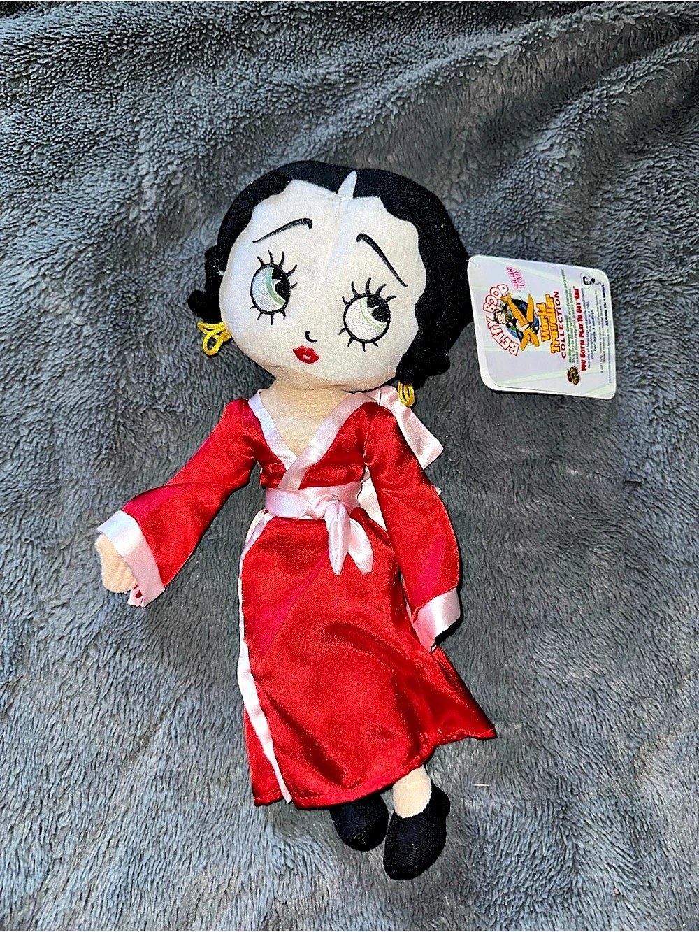 Betty Boop plush doll Red & Black NWT